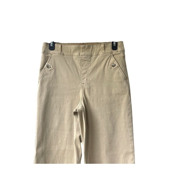 SPANX Wide Leg Pants in Beige - Picture 4 of 12